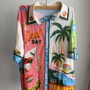 ALEMAIS X Alan Berry Rhys Paradiso Multicolored Oversize Shirt (S) Reproduction